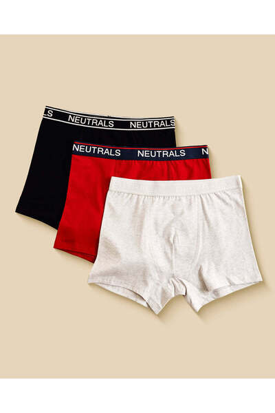 REDTAG Senior Boys Assorted 3 Pack Boxer Briefs