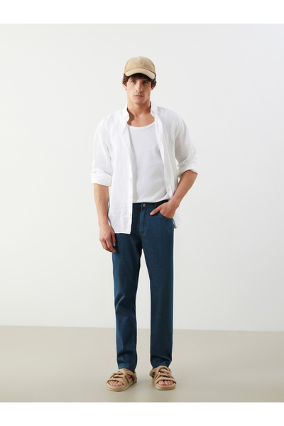 LC Waikiki Pantaloni de jeans pentru bărbați LCW Jeans Indigo 779 Regular Fit
