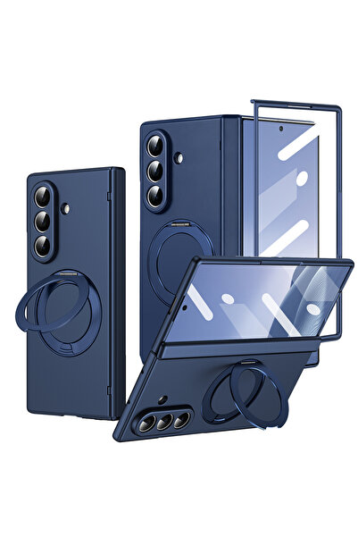 Choice10 Galaxy Z Fold6 blue VIETAO Anti-Fingerprint Full Cover Magnetic Phon...