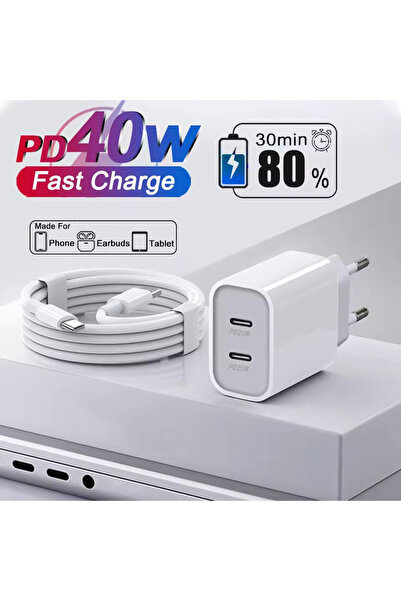 choice2 EU 1m C to L - Kit For 40W Type C Fast Charger For iPhone 16 15 14 13...