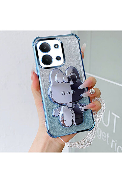 Choice18 Redmi 15C 171mm Case & Strap Blue Shockproof Phone Case with Rabbit ...