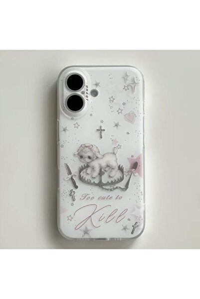 Choice36 iPhone 16 A Y2k Japan Korean INS Style Creative Cute Grey Lamb Phone...
