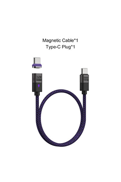 Choice9 0.5m C for Type C PD 240W Magnetic USB C To Type C Micro USB Fast Cha...