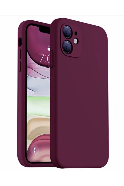 choice2 iphone 11 Burgundy Fashion Solid Colour Shockproof Protective Liquid ...