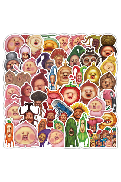 Choice 50Pcs 50PCS Cartoon Kobitos Stickers Fun Kobito Graffiti Stickers DIY ...