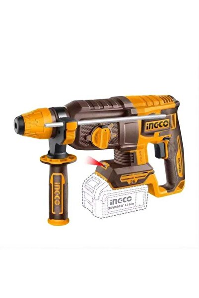 Ingco 20V Brushless Cordless Rotary Hammer, 2.5J Impact Energy, SDS-Plus, 26m...