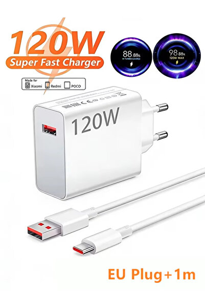 choice2 EU Plug - 1m Cable 6A 120W EU Fast USB Wall Charger For 11 12 13 14 1...