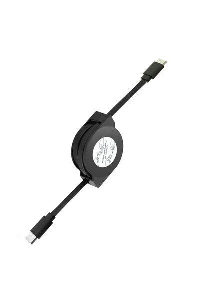 Choice1 1.8m C-C 200cm PD 60W USB C Retractable Data Cord,USB-C to Type-C Fas...