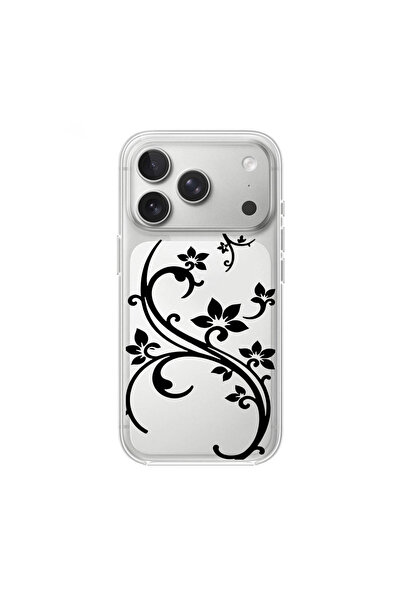 Choice52 iPhone 13 A Luxury Art Flower Transparent Phone Case For iPhone 17AI...