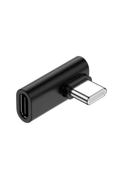 Choice6 Black 180 Degree Elbow USB C Adapter Type C USB C OTG Converter U Sha...