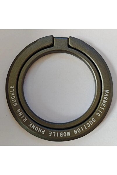 Choice11 A-Grey Ultra-thin Cell Phone Ring Holder Magnetic Ring Rotatable Fol...