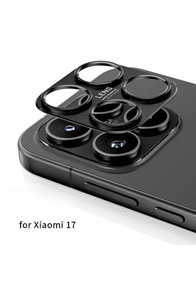 Choice8 Xiaomi 17 Black Metal Camera Lens Screen Protector for 17 Ultra 17 15...