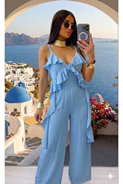 MAXORA SHOP Ντάρια Ολόσωμη Φόρμα - Μπλε