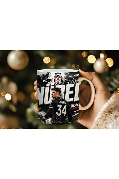 Evion Nübel Black and White Fan Trophy – Football-Themed Black and White Spec...