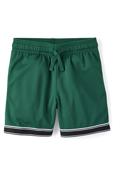 The Children's Place Boys Quick Dry Contrast Hem Mesh Active Shorts