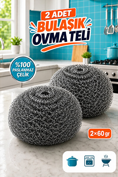 Meleni Home 2-Pack Dishwashing Wire - Practical Stainless Steel Kitchen and B...