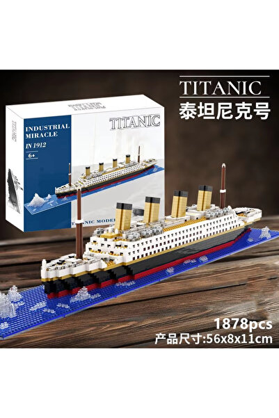 Choice3 1878pcs-Box Small Particle Building Block Assembly Toy Titanic Giant ...