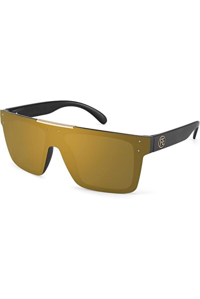 FEISEDY Men Women Sunglasses Polarized Oversized Square Vintage Cycling Runni...