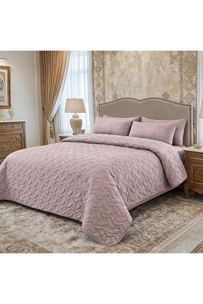 Master Home Textile MASTER Microfiber Plain Bedspread Set, Fits 200 x 200 cm ...