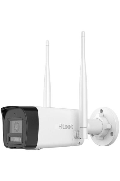 Hikvision HiLook IPC-B140HA-LDF/W 4MP Wi-Fi 6 Outdoor Bullet Camera, IR/White...