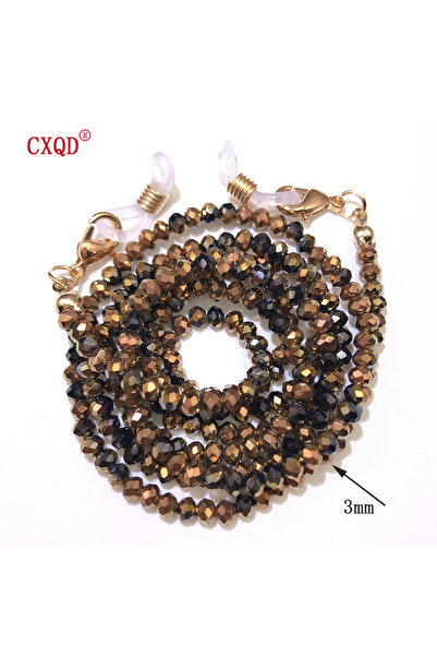 Choice5 75cm 3mm Bronze black Handmade Fashion Reading Glasses Chain For Wome...