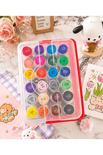 Fidanx Double Sided Twin Marker Felt Tip Pen Set Plastic Box