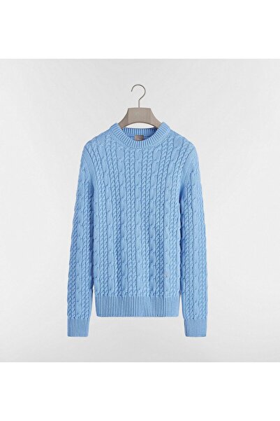 Beymen Collection Iconic Logo Embroidered Knitted Patterned Sweater