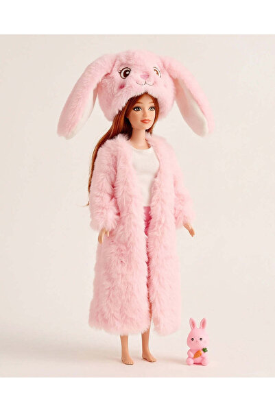 REDTAG Assorted Joint Pink 38cm Plush Fashion Doll Toy