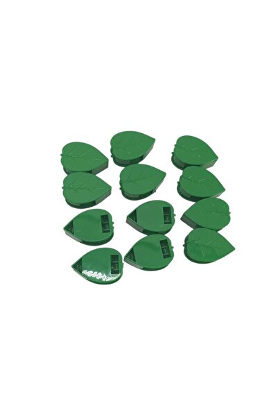 DRAMA HOME Green Climbing Plant Fixing Clip 12 Pieces 3X2X1 cm
