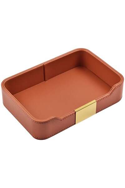 STARSTAR PU leather storage box drawer for keys/jewelry/watches/wallets.