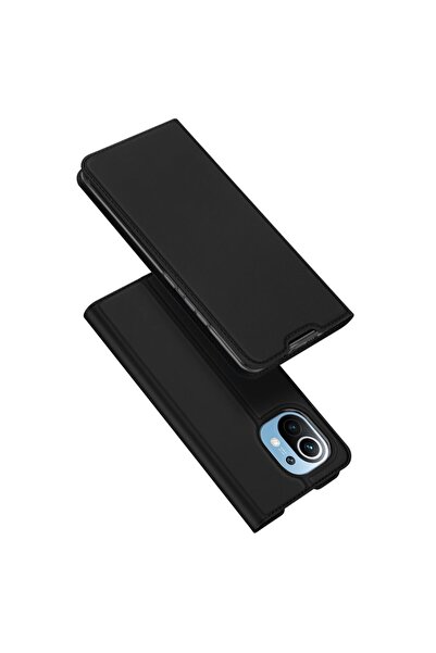 Dux Ducis Θήκη Πορτοφόλι SkinPro με Βάση Στήριξης - Μαύρο (Xiaomi Mi 11)