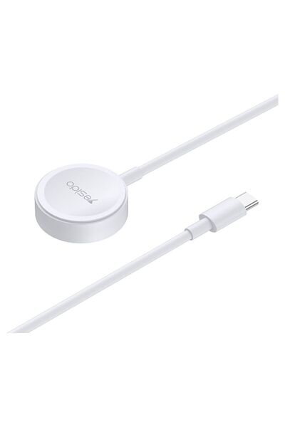 Yesido CA112 Μαγνητικός Ασύρματος Φορτιστής Type-C για Apple Watch 1μ - Λευκό