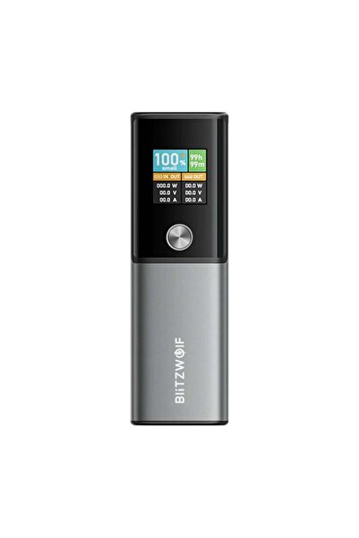 BlitzWolf BW-P23 Power Bank 14000mAh 100W USB-C/USB-A Ecran TFT, Negru