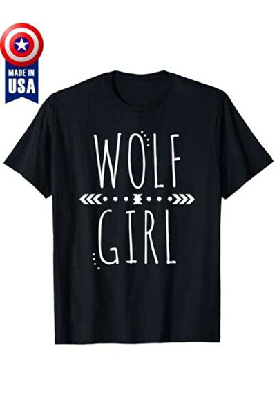 k222 Wolf Girl Cute Wolves Howling T Shirt