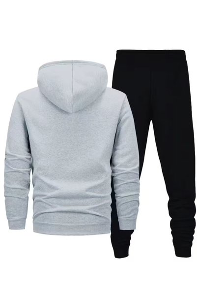 JENOLAN Unisex Brooklyn Oversize Hooded Tracksuit Set Loose Fit