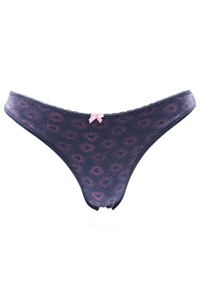 HUNEX UNDERWEAR Γυναικείο βαμβακερό μπλε με καρδιές  "Βραζιλία " 670γρ., Μέγε...