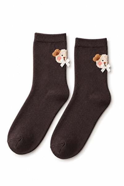 ÇORAPSA Women's Teddy Patterned Socks