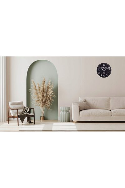 NO BRAND CEAS DE PERETE LOFT 34 CM, STIL VINTAGE, PENTRU SUFRAGERIE SAU BUCĂT...