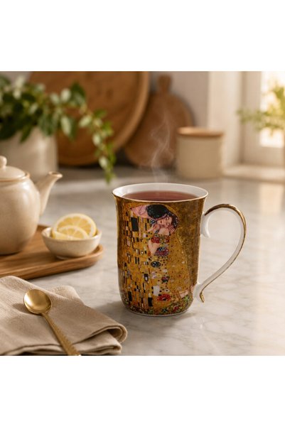 NO BRAND Ceașcă de porțelan mare, 400 ml, pentru cafea și ceai, colorată, cadou