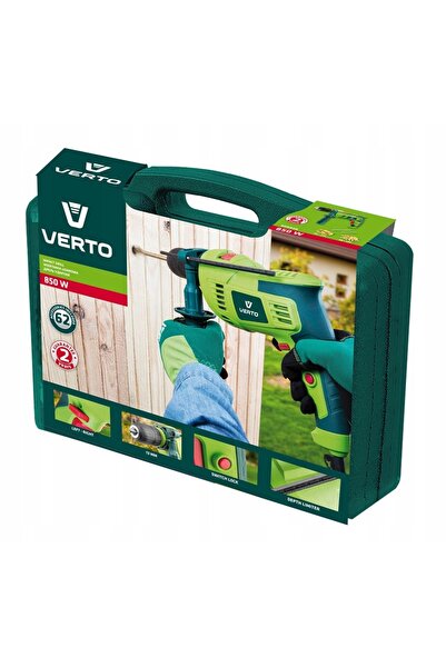VERTO Mandrină cu auto-strângere pentru bormașină cu percuție de 850 W, 13 mm.