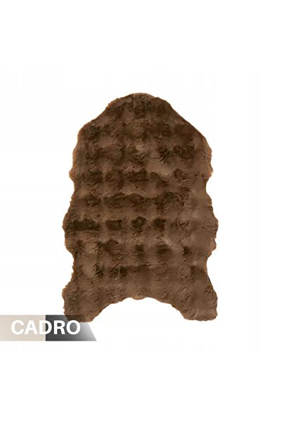 NO BRAND Covor 60x90 pentru living și dormitor, maro, plușat moale, confortab...