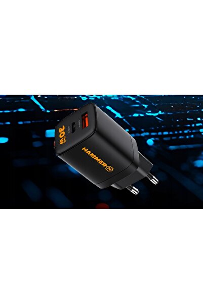 NO BRAND Încărcător de rețea Hammer RapidCharge Duo 30 W