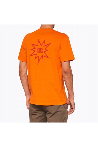 NO BRAND Tricou pentru bărbați 100% Smash, portocaliu, mărimea M