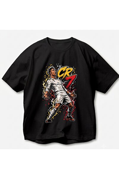 SVART WEAR Cristiano Ronaldo Unisex Oversize 100% Cotton T-Shirt
