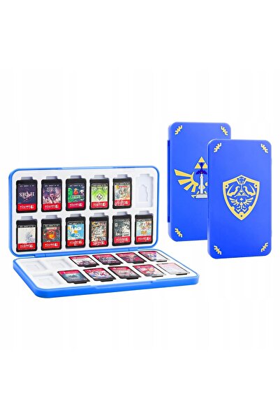 NO BRAND 24x Carcasă pentru carduri de joc + Card SD NS Switch OLED Zelda Legend