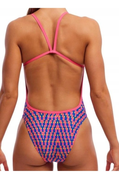 NO BRAND Costum de baie Funkita Daily Steps pentru femei - cu tăietură înaltă...