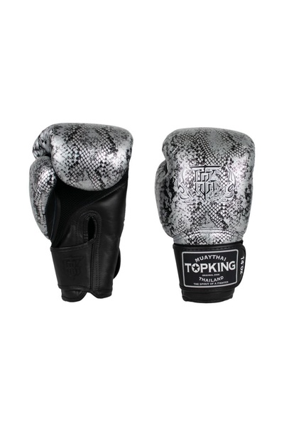 NO BRAND Mănuși de box Top King TKBGSS-02A-BK-SV-10 10 oz