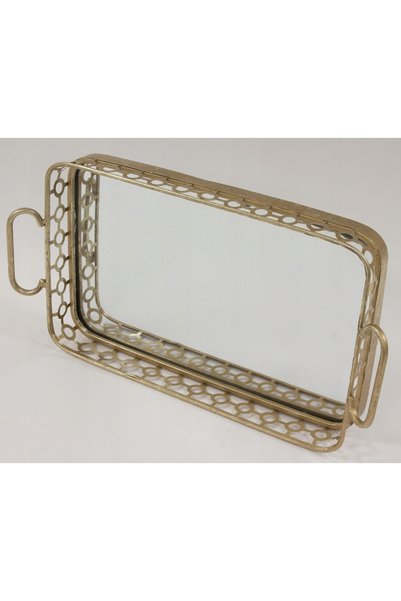 NO BRAND Tavă decorativă aurie, decorațiune cameră, vintage, cadou