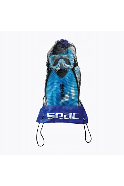 NO BRAND Set de scufundări Seac Tris Sprint Dry, albastru