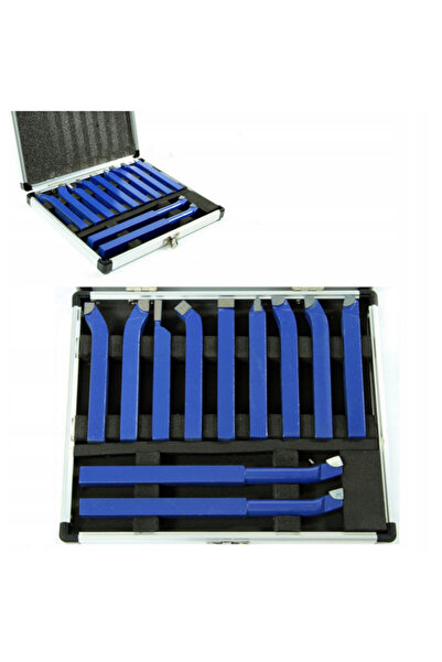 NO BRAND SET DE LAME DE TĂIERE PENTRU STRUNG 12x12 MM 11 BUCĂȚI LAME DE SCULĂ...